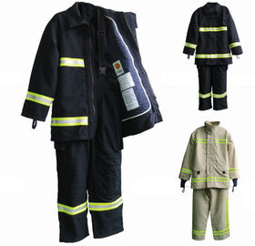 Υλική διάρκεια διάφορου χρώματος τύπων Zippered κοστουμιών πυροσβεστών MED Nomex υψηλή